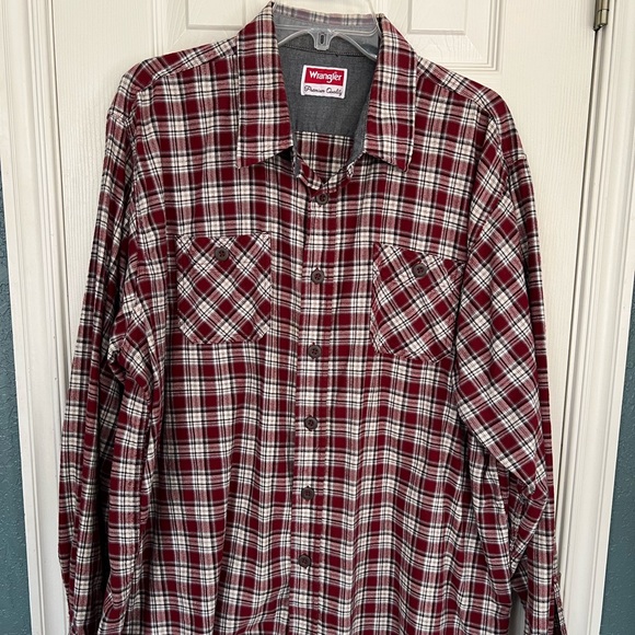 Men’s 2XL Wrangler Plaid Shirt - Picture 1 of 7